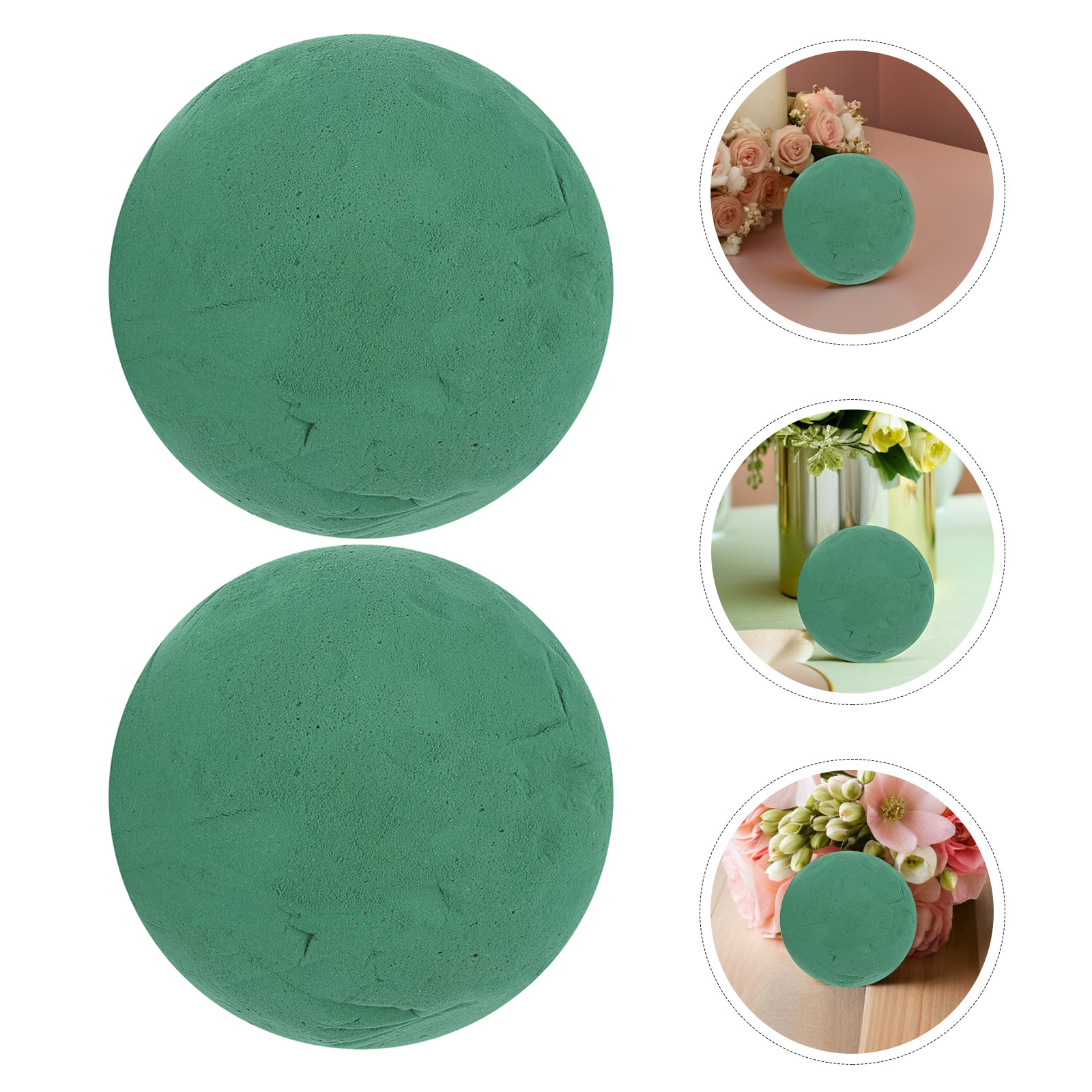 Supply For Florist - 4Pcs Floral Foam Sphere 12Cm Round