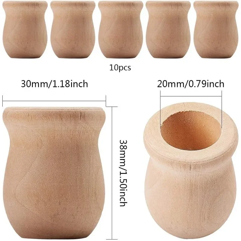 10 pcs 1.5 Inch 10pcs Unfinish - Florist Supply Vases 评论和价格