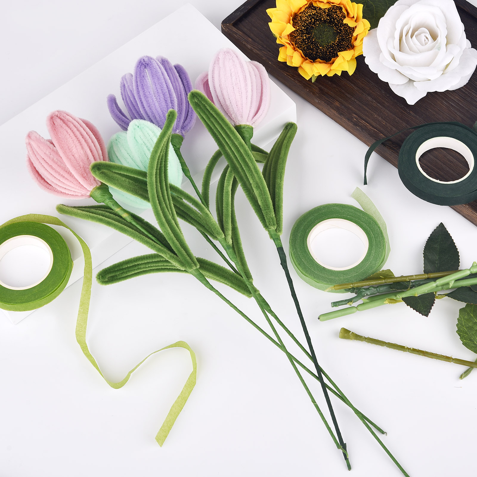 30yards Floral Stem Tape Corsa - Supply For Florist 评论和价格