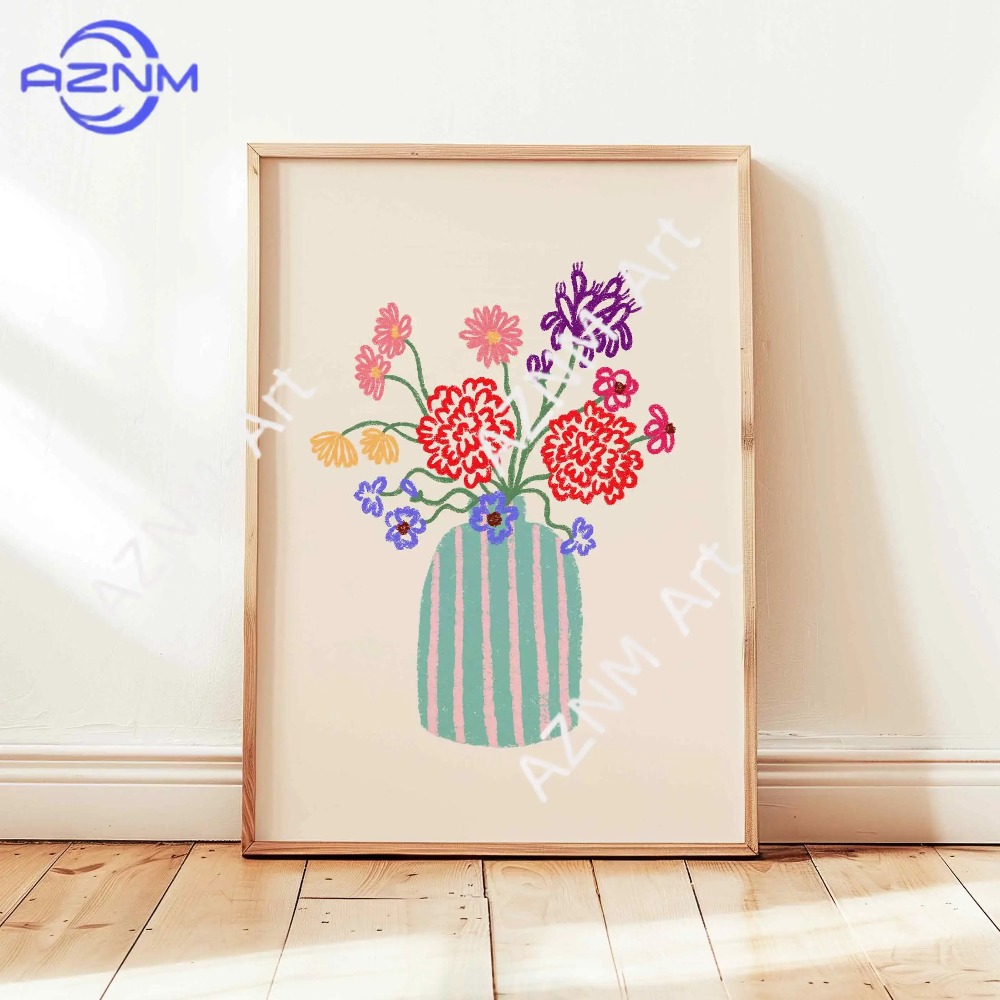 1/3pcs Abstract Flower Vase Pa - Florist Supply Vases 评论和价格