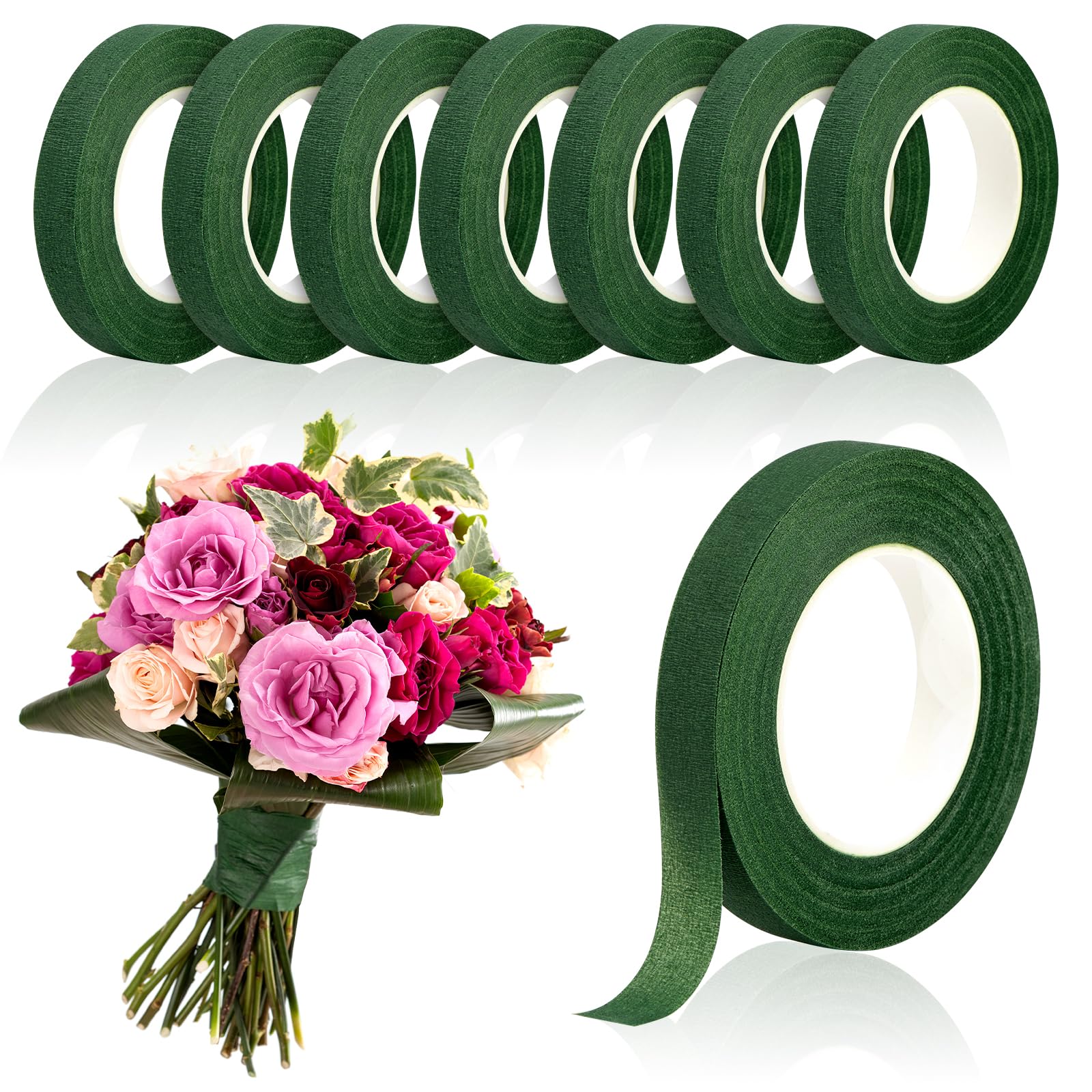 20Yards Green Bouquet Floral T - Supply For Florist 评论和价格