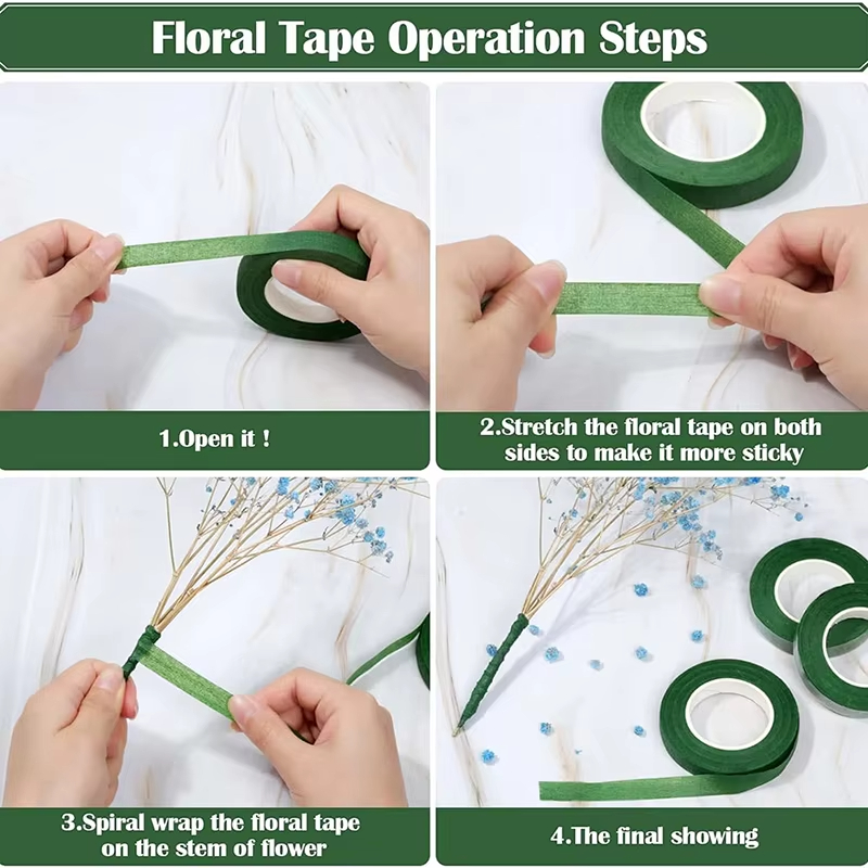 20Yards Green Bouquet Floral T - Supply For Florist 评论和价格