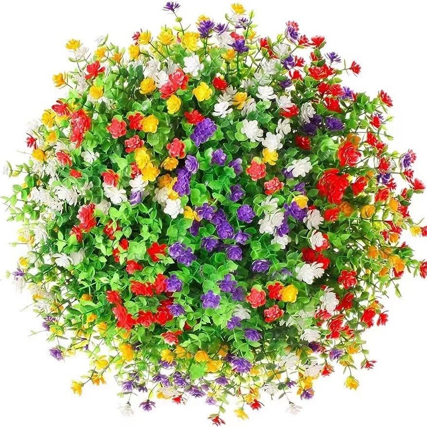 3/6pcs Artificial Plant Flower - Florist Supply Vases 评论和价格