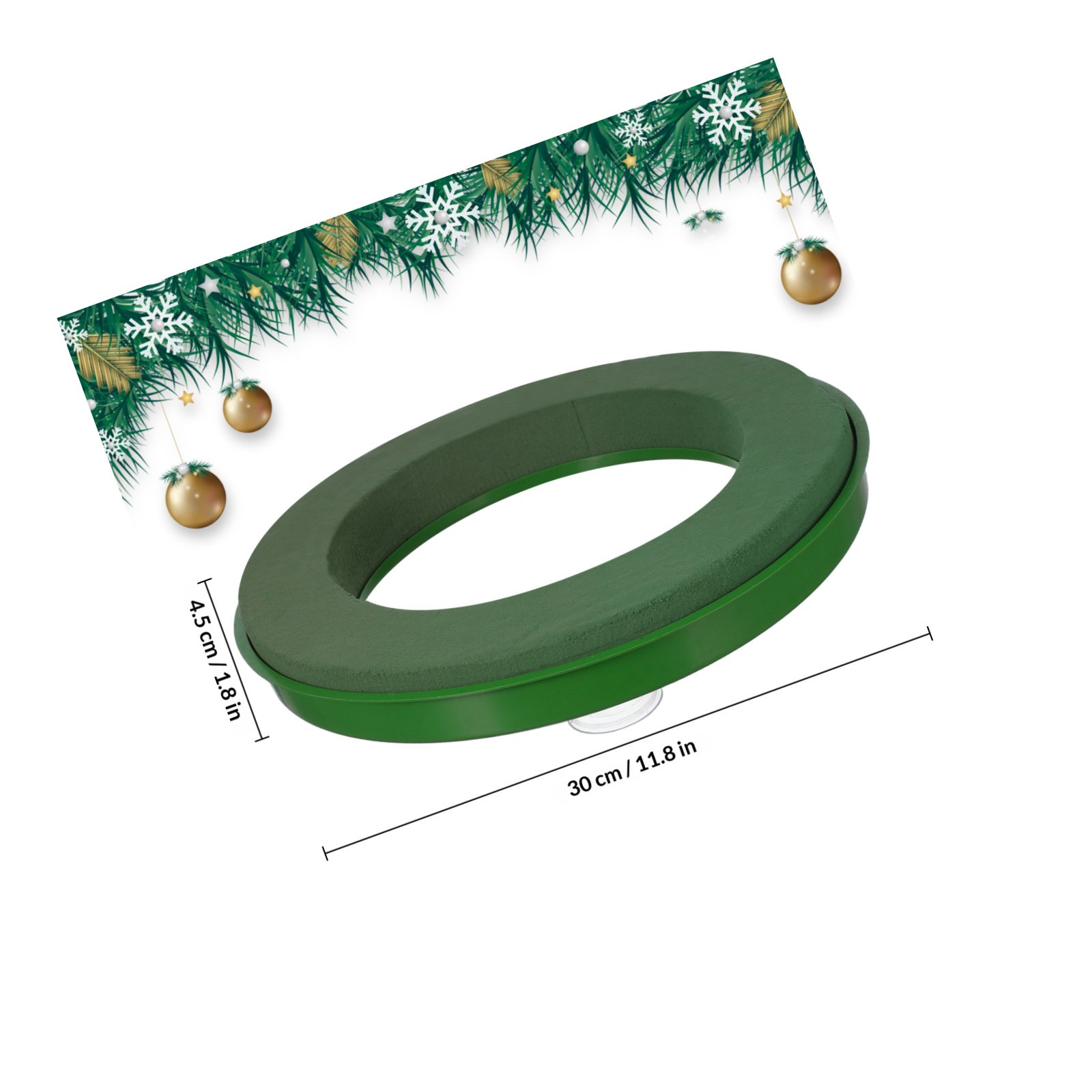 Small Flower Foam Ring Suction - Supply For Florist 评论和价格