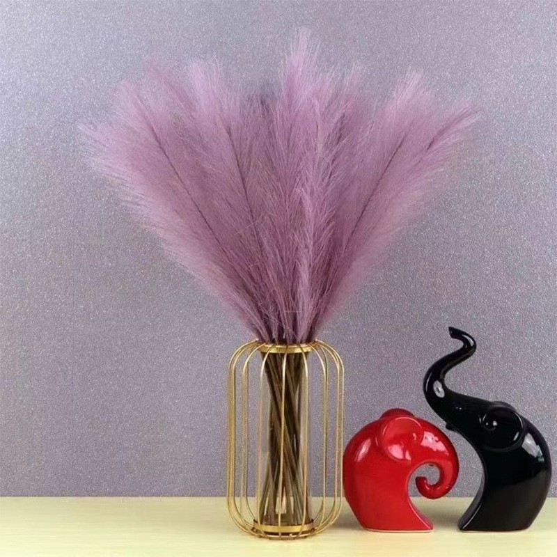 10PCS Artificial Pompous Grass - Florist Supply Vases 评论和价格