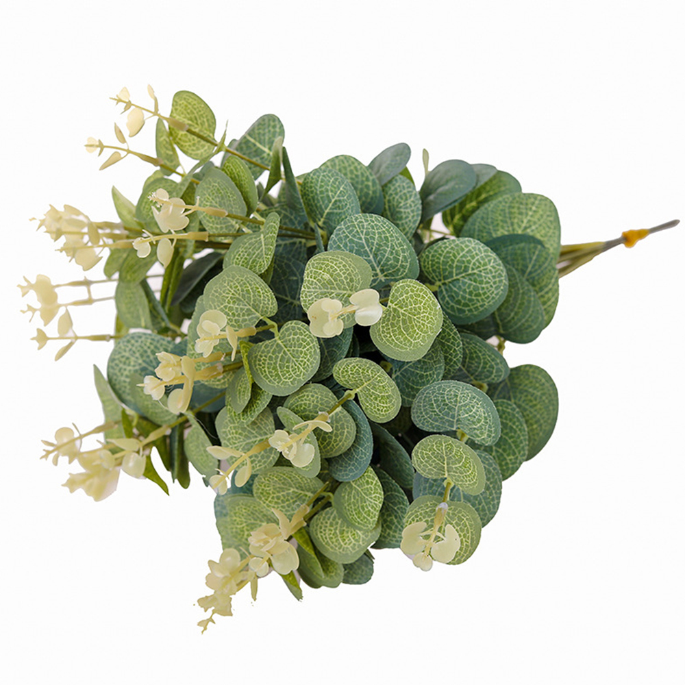 20PCS Fake Plants Silk Eucalyp - Florist Supply Vases 评论和价格