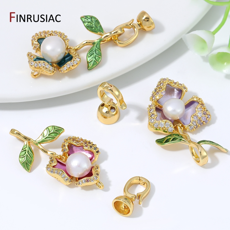 18K Gold Plated Brass Zircon E - Flower Supplies 评论和价格
