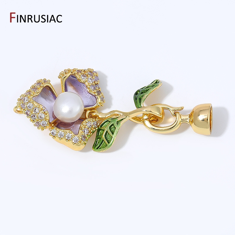 18K Gold Plated Brass Zircon E - Flower Supplies 评论和价格