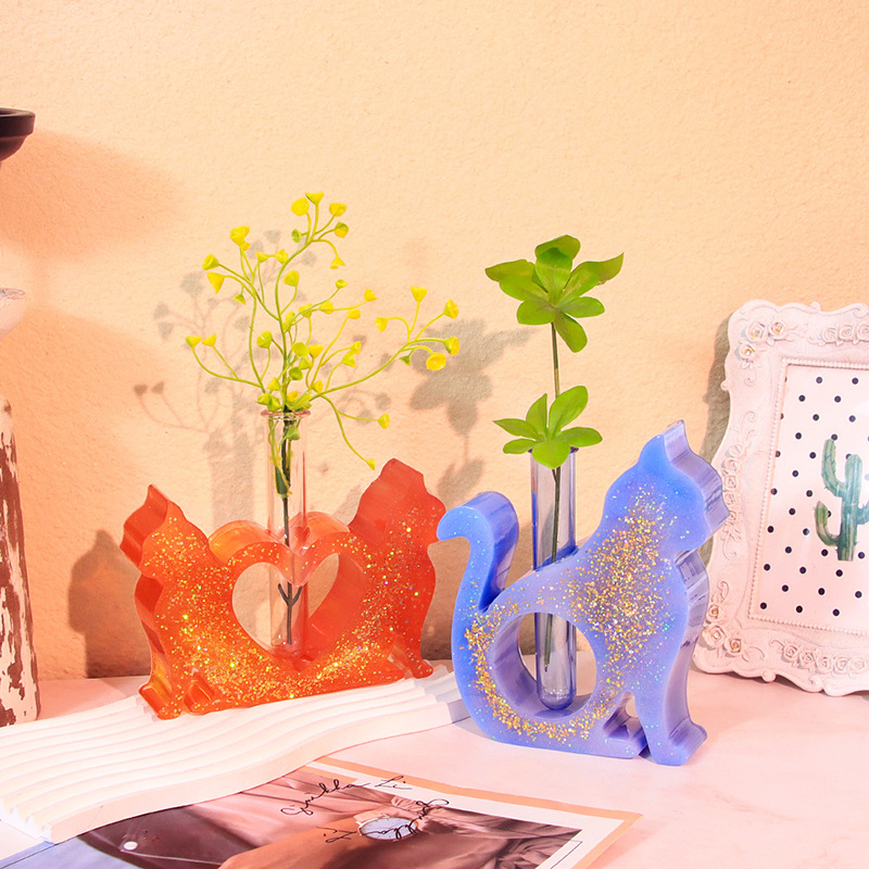 Cat Shaped Resin Molds Vase Si - Florist Supply Vases 评论和价格