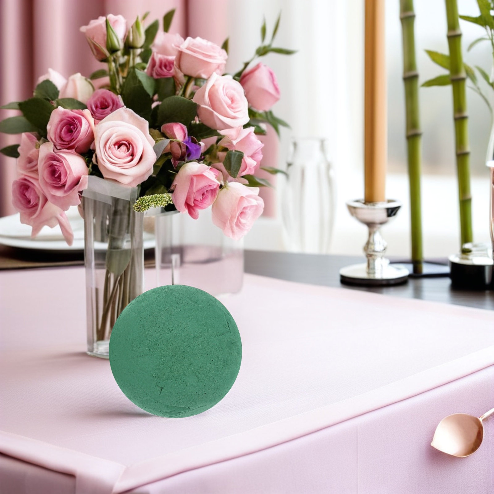 4Pcs Floral Foam Sphere 12Cm R - Supply For Florist 评论和价格