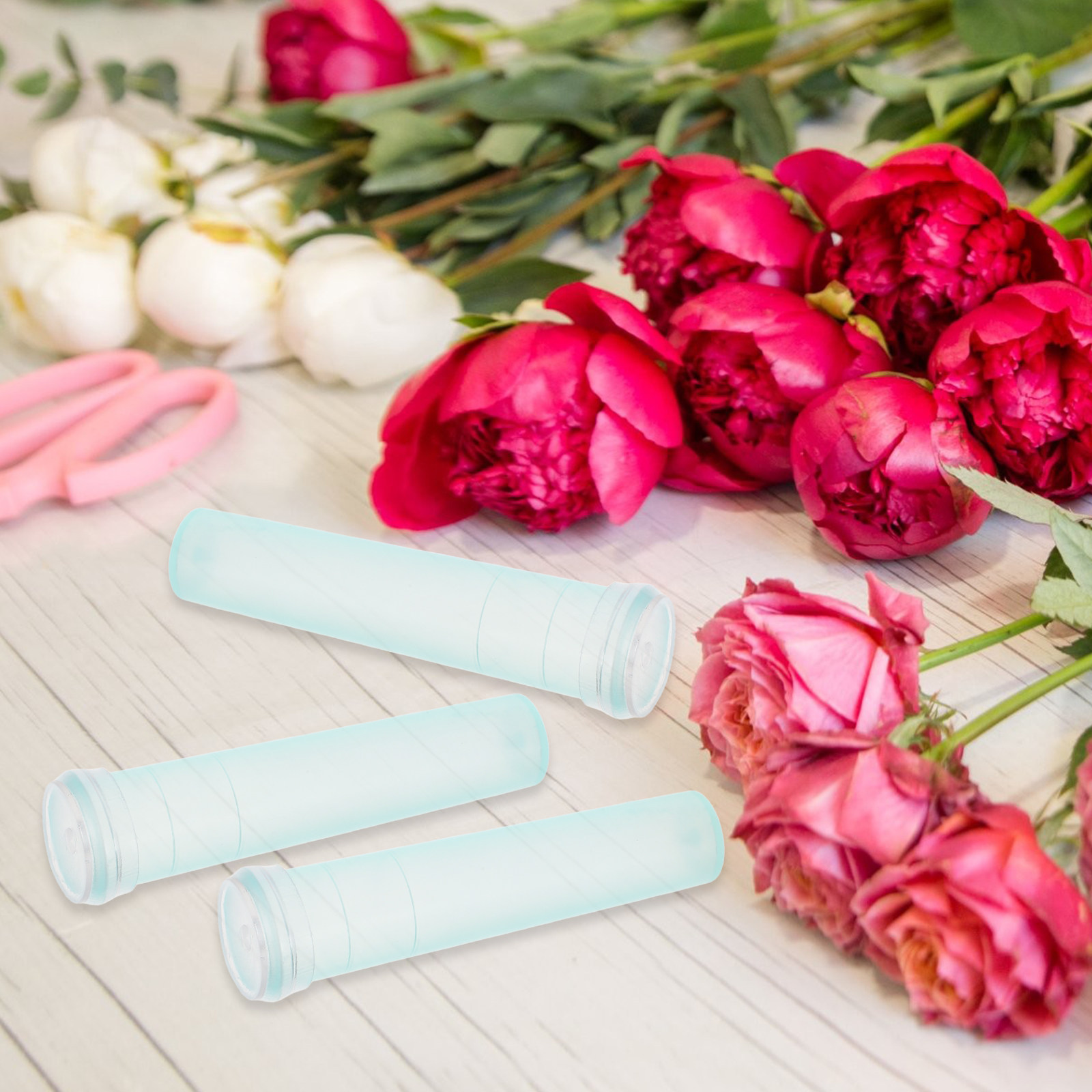 100Pcs Flower Preservation Tub - Supply For Florist 评论和价格