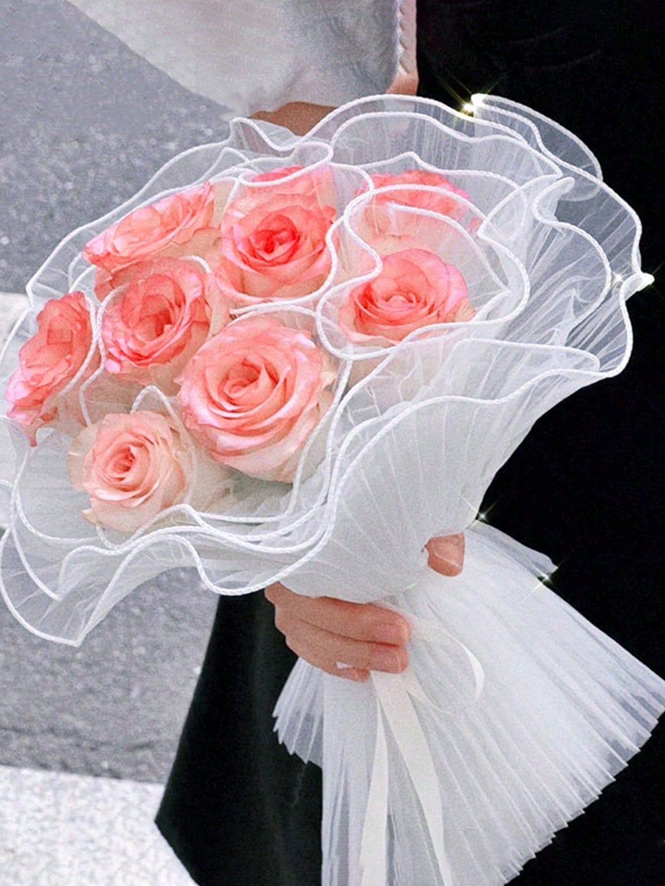 4Yards Faux Pearl Edge Flower  - Supply For Florist 评论和价格