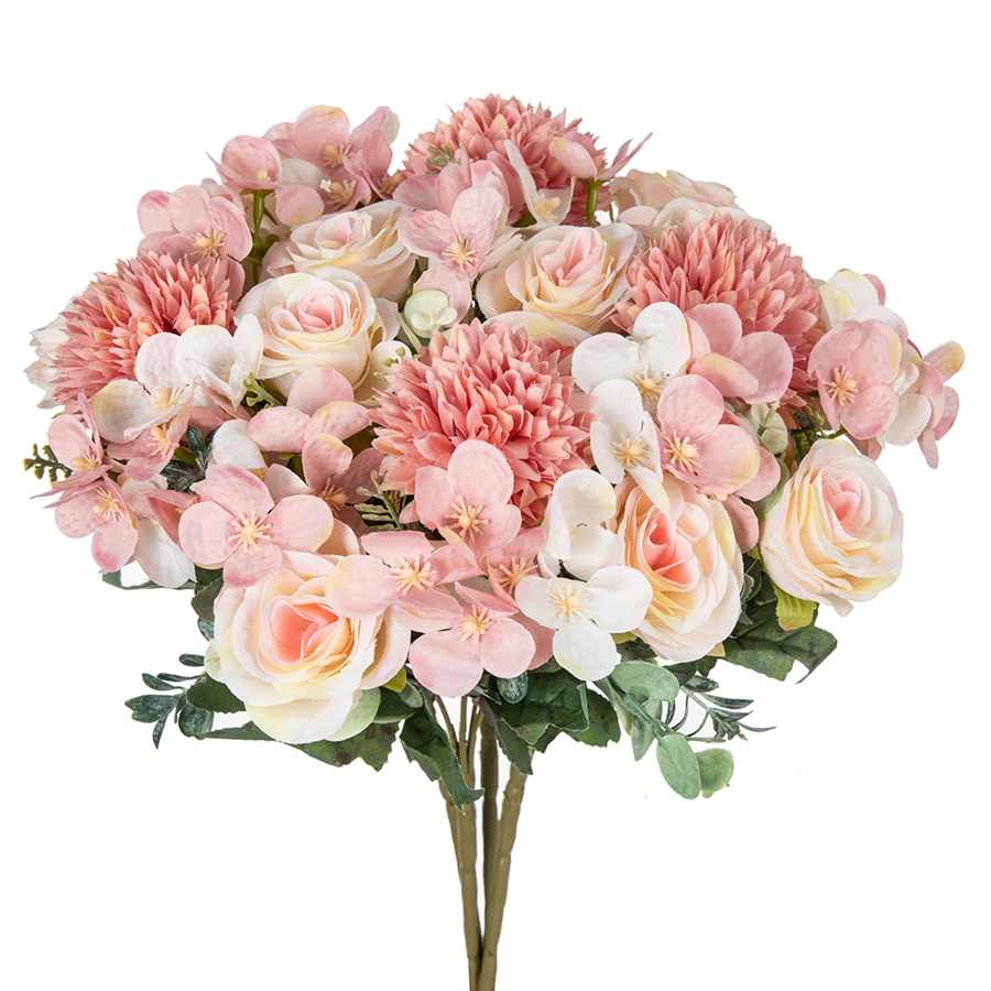 1/4pcs Artificial Flower Rose  - Florist Supply Vases 评论和价格