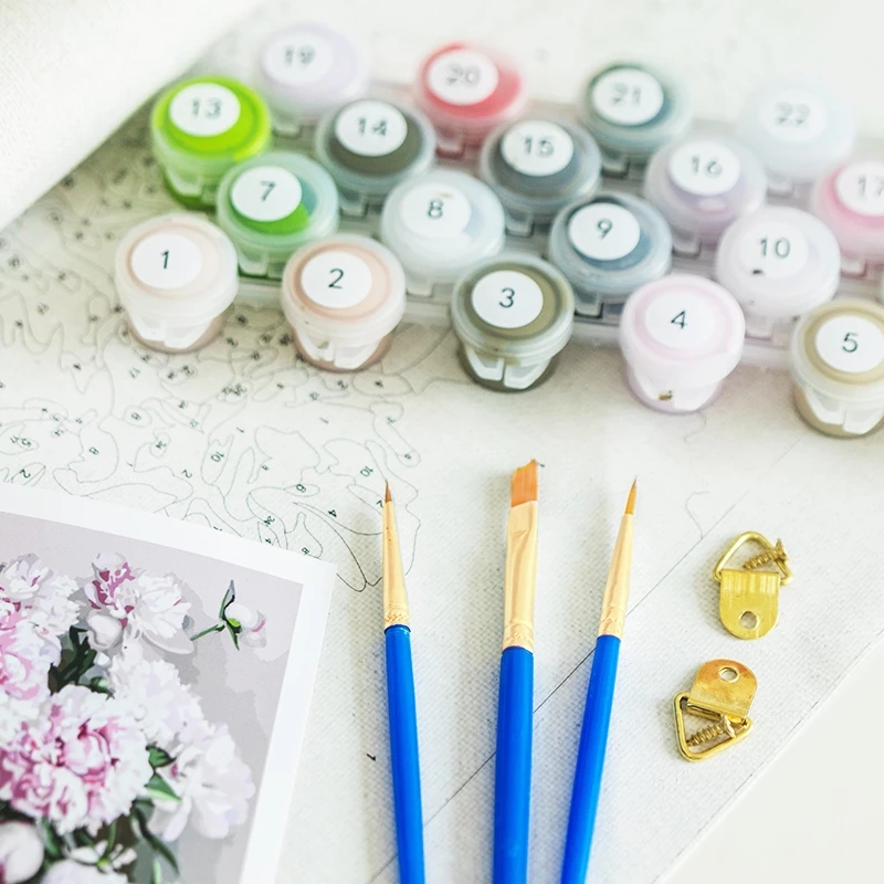 GATYZTORY DIY Painting By Numb - Florist Supply Vases 评论和价格